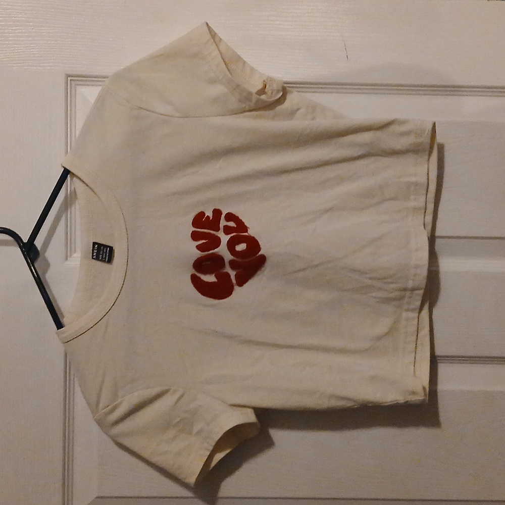 Love you crop top